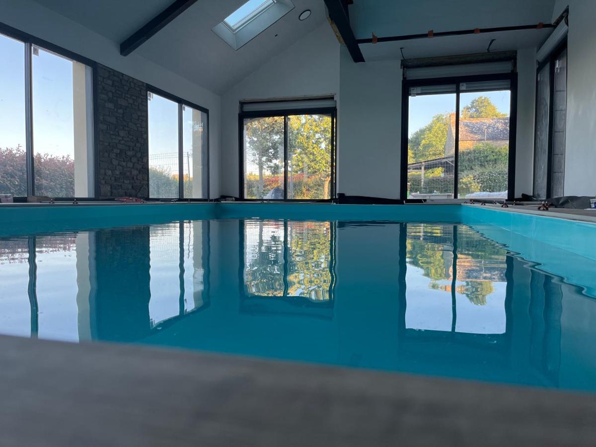 Gite Ti Coz Ex Ti Maen Piscine Interieure 12 Personnes Caden Экстерьер фото