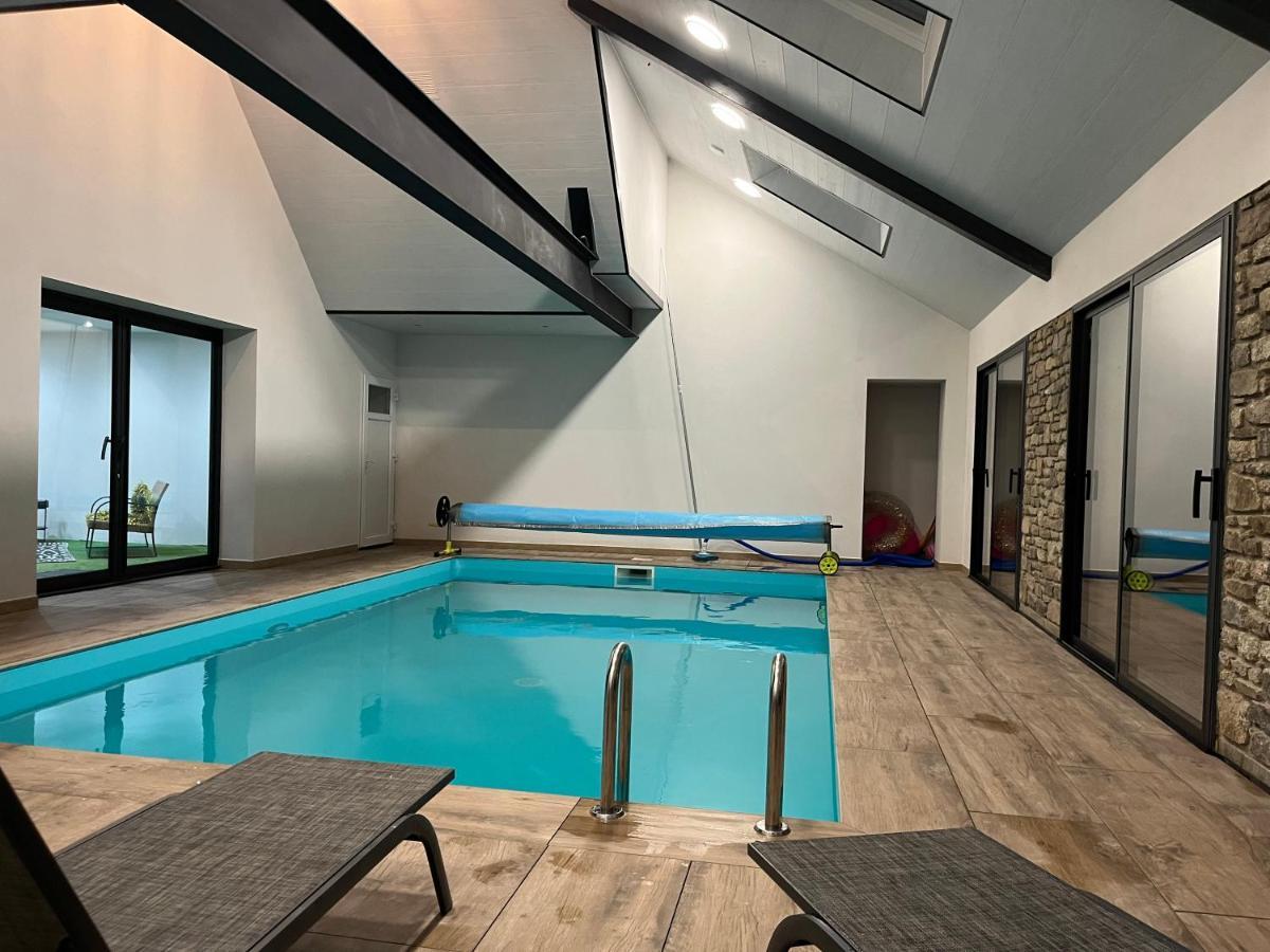Gite Ti Coz Ex Ti Maen Piscine Interieure 12 Personnes Caden Экстерьер фото